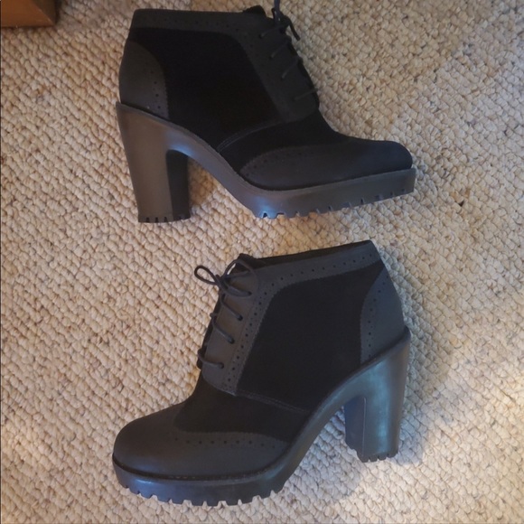 Sperry Emory Black Bootie Heels - Picture 5 of 8